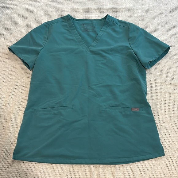 Figs Casma top in Cactus/Marine, size M - Picture 3 of 4